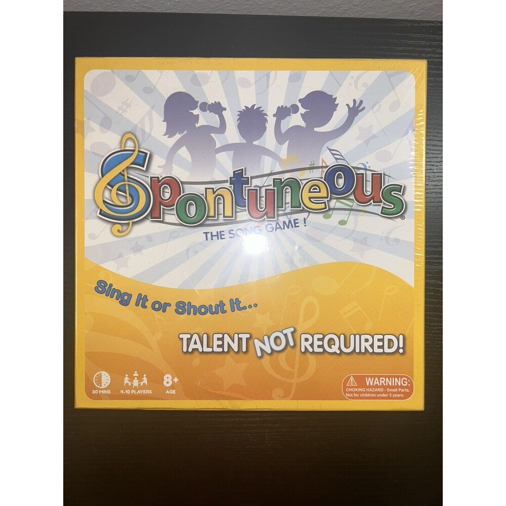 SPONTANEOUS The Board Game of LYRICS and Songs MUSIC LOVERS  NEW SEALED